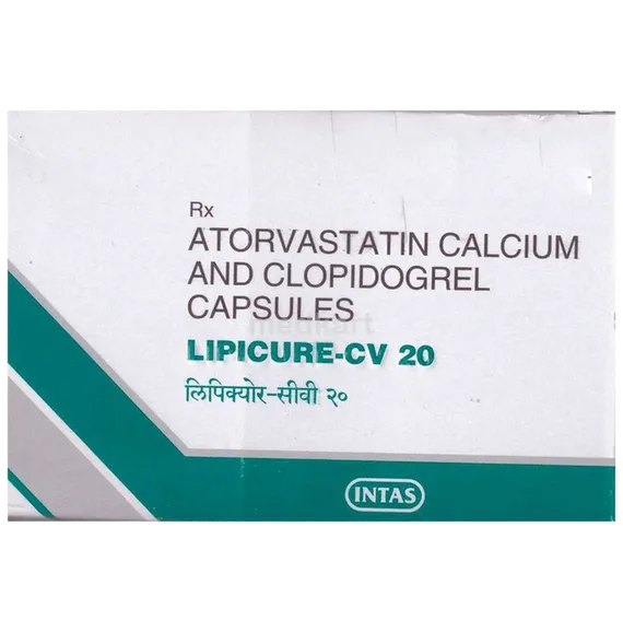 lipicure cv 20/75mg tablet 10's